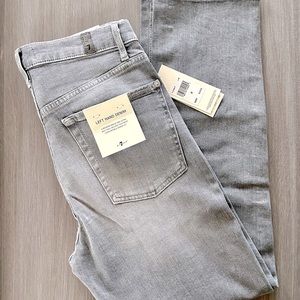7 for All Mankind high waisted straight leg jean